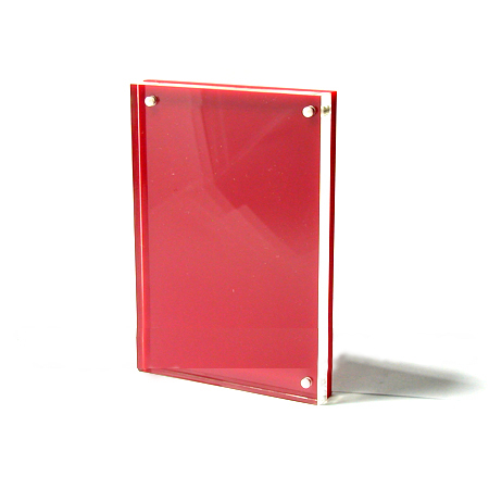 Green/Red Magnetic Acrylic Photo Frame, Photo Frame, promotional gifts