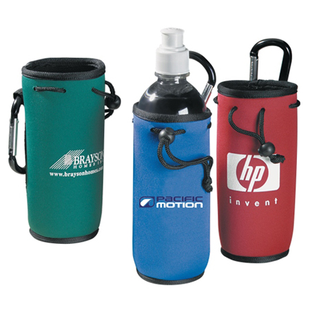 Bottle Cooler Bag with Carabiner Clip, Cooler Bag, promotional gifts