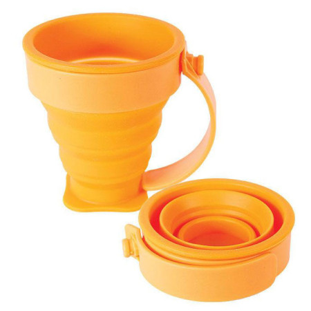 180ML Eco-friendly Folding Silicone Cup With Handle, Advertising Bottle | Cup, promotional gifts