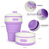 350ML Silicone Collapsible Coffee Cup, Advertising Bottle | Cup, promotional gifts