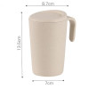 Wheat-straw Cup with Lid, Advertising Bottle | Cup, promotional gifts