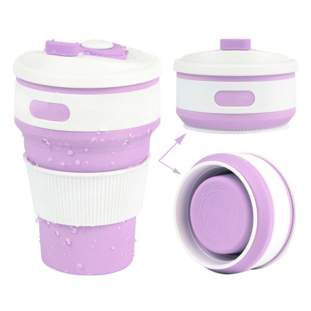 350ML Silicone Collapsible Coffee Cup, Advertising Bottle | Cup, promotional gifts