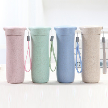 400ML Wheat Straw Hand Cup, Green Gifts, promotional gifts