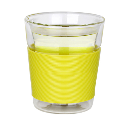 Double silicone glass 260ML, Promotional Glass, promotional gifts