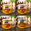 Glass Cup with Infuser, Promotional Glass, promotional gifts