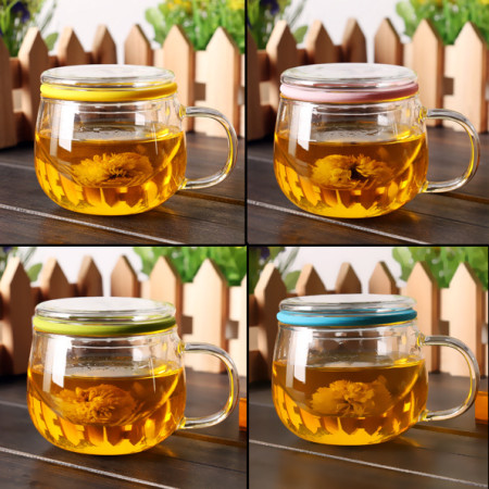 Glass Cup with Infuser, Promotional Glass, promotional gifts