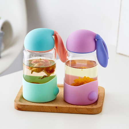 Rabbit Glass Bottle, Promotional Glass, promotional gifts