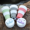 450ML Silicone Collapsible Coffee Cup, Advertising Bottle | Cup, promotional gifts