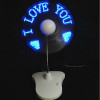 LED Flash The Word Fan, Electronic Fan, promotional gifts