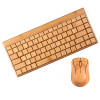Mini Bamboo Keyboard Set, Keyboard | Mouse | Pad, promotional gifts