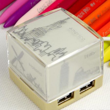Cube USB Hub, Torch | Lighting, promotional gifts