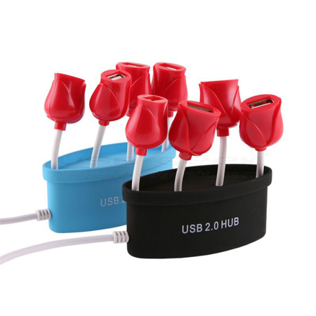 Rose USB Hub, USB Hub, promotional gifts