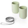 Wheat Stalk Travel Wash Cup, Cutlery Set, promotional gifts