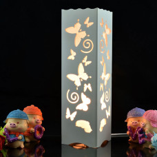 Moire Carved Column Lamp