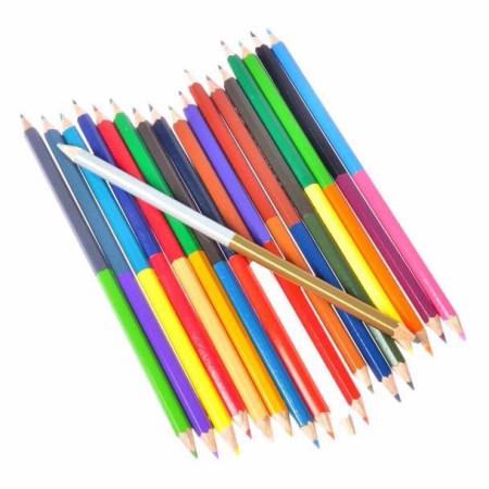 Bi-Color Pencil, Pencil | Crayon, promotional gifts