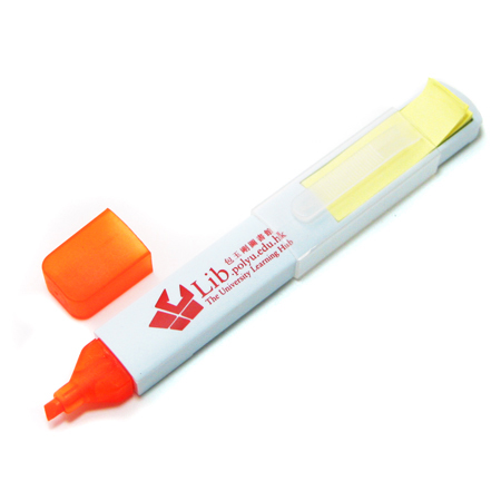 Highlighter Pen With Memo Pad, Highlighter And Markers, promotional gifts