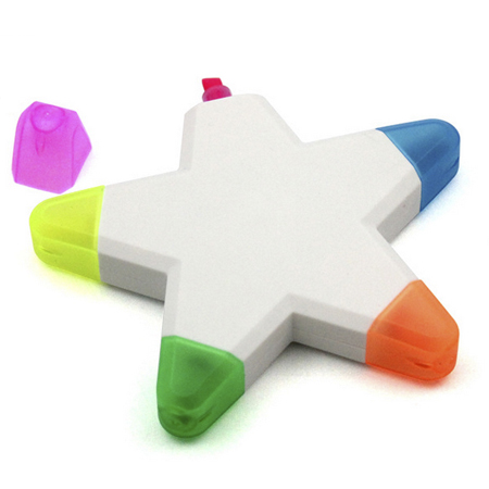 Star Fluorescent Pen, Highlighter And Markers, promotional gifts