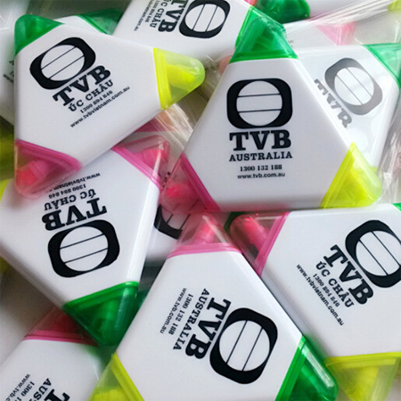 Triangle Fluorescent Pen, Highlighter And Markers, promotional gifts