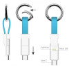 3 in 1 Keyring Charging Cable, Data Lines, promotional gifts