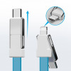 3 in 1 Keyring Charging Cable, Data Lines, promotional gifts
