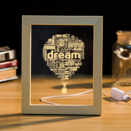 3D Photo Frame LED Night, Photo Frame, promotional gifts