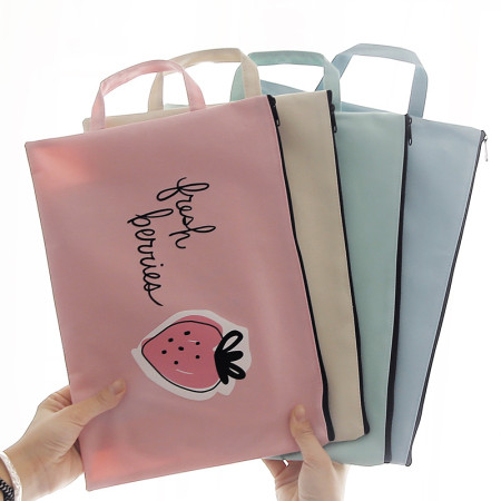 Portable Zipper File Bag, Folder And File, promotional gifts