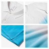 Gradient Colors Printed Polo Shirt, Polo Shirts, promotional gifts
