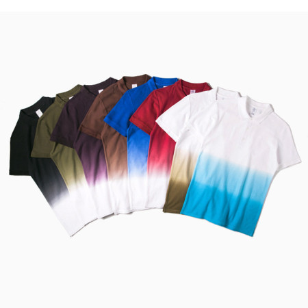 Gradient Colors Printed Polo Shirt, Polo Shirts, promotional gifts