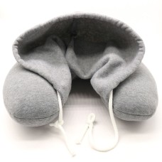 U Shape Travel Neck Pillow with Hoodie
