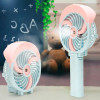 Foldable Handheld USB Humidifier Fan, Electronic Fan, promotional gifts