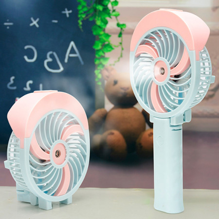 Foldable Handheld USB Humidifier Fan, Electronic Fan, promotional gifts