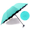 Water Activated Color Changing Flower Print Umbrella, Folding Umbrella, promotional gifts