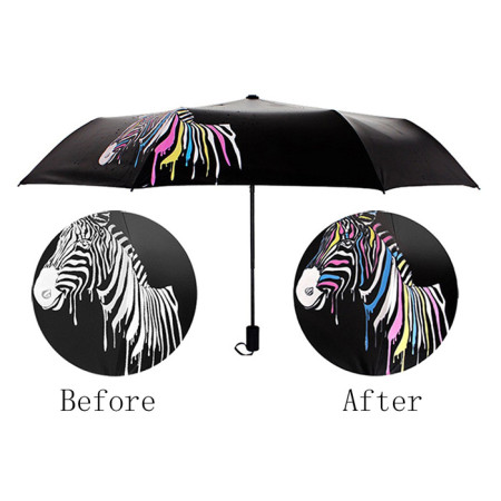 Color Changing Umbrella, Folding Umbrella, promotional gifts