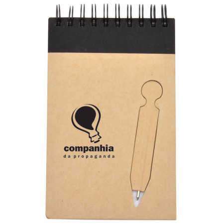 Recycled Notebook with Ball Pen, Notebooks, promotional gifts