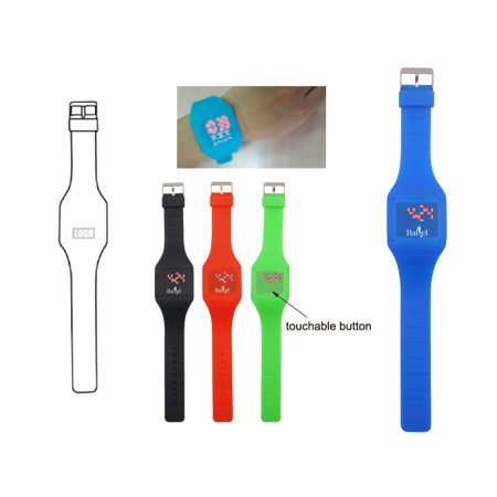 Silicone Touch Screen Watch, Watch And Clock, promotional gifts