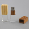 Bamboo Crystal USB Flash Drive, Small USB Flahs Drive, promotional gifts